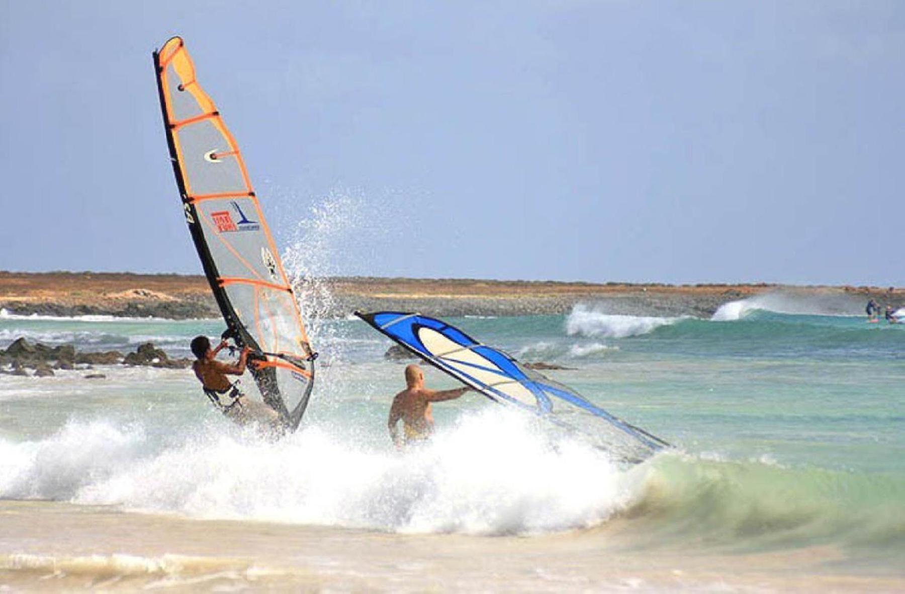 Capo Verde Vacanze Azalea Santa Maria Bagian luar foto